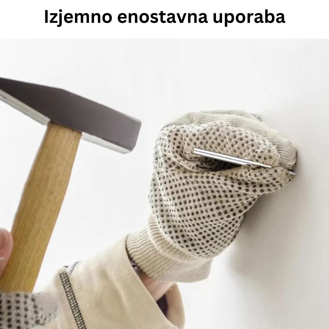 Dvosmerni nevidni žeblji (komplet 100 kosov + 1 orodje za nanašanje)