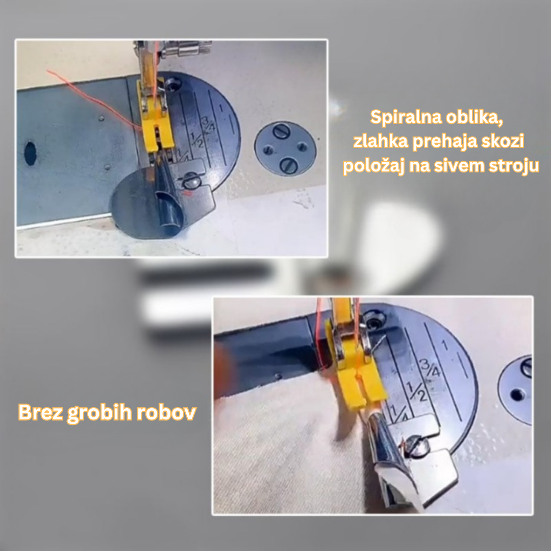 Profesionalni Uvijač Robov za Šivalni Stroj (Komplet 8 kosov)