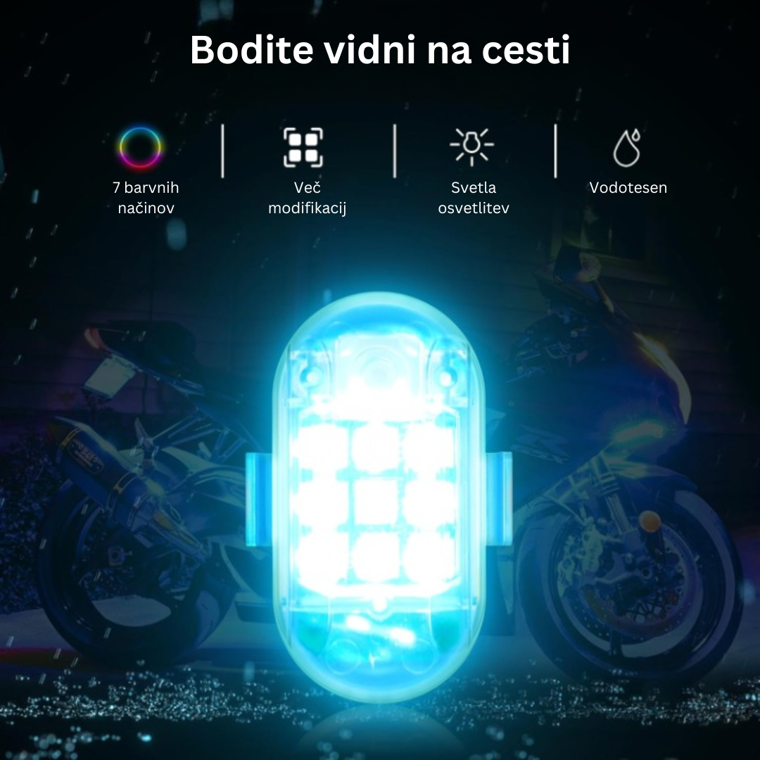 Komplet cestnih varnostnih luči (4 kosi)