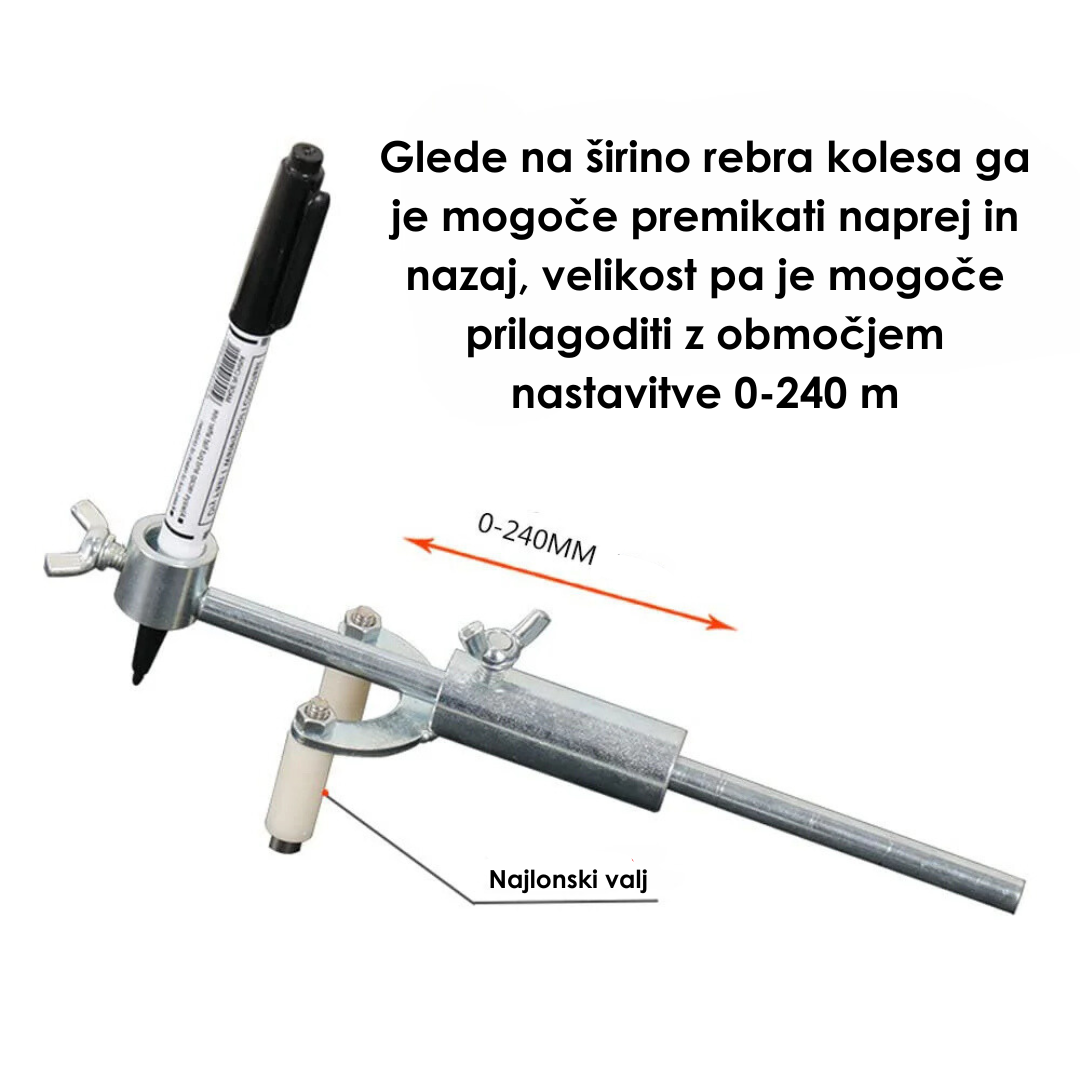 Orodje za popravilo ukrivljenih linij