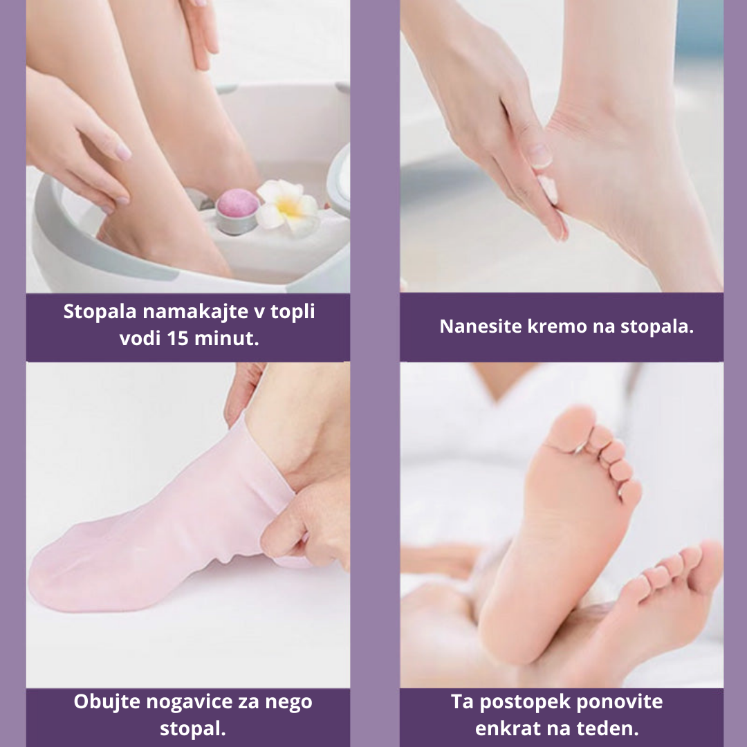 Silikonske Nogavice Za Nego Stopal