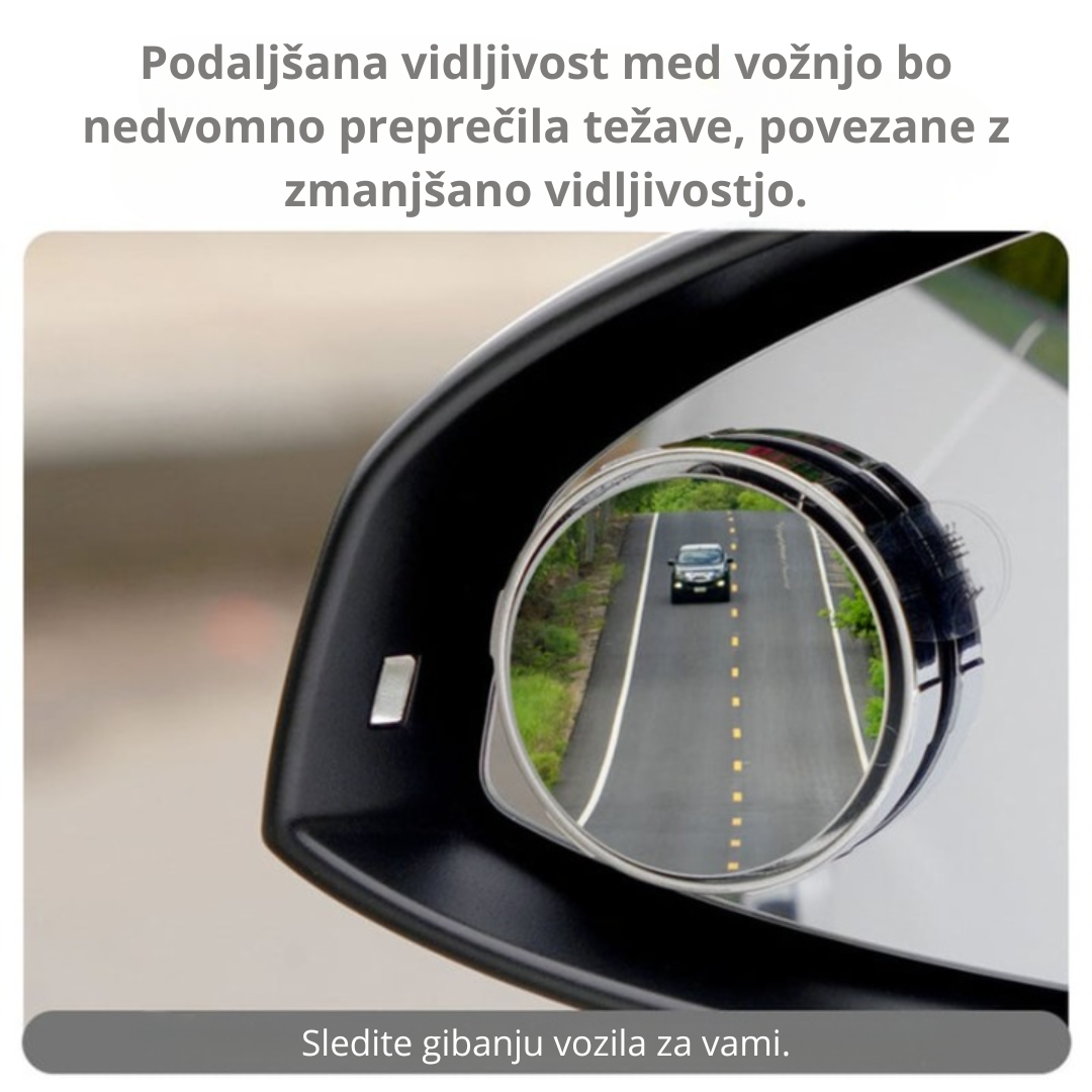 Komplet 2 ogledal za mrtvi kot