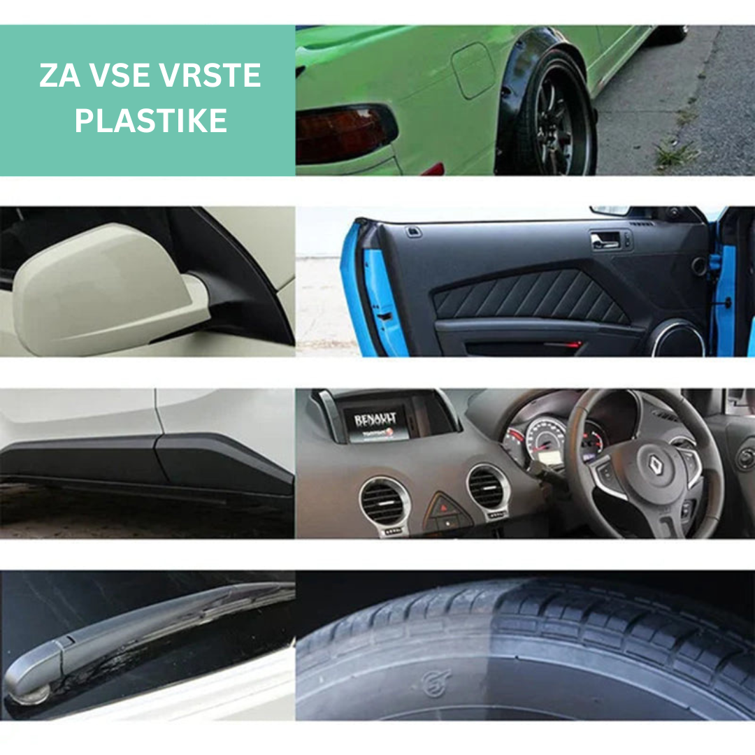 Sprej za vzdrževanje plastike